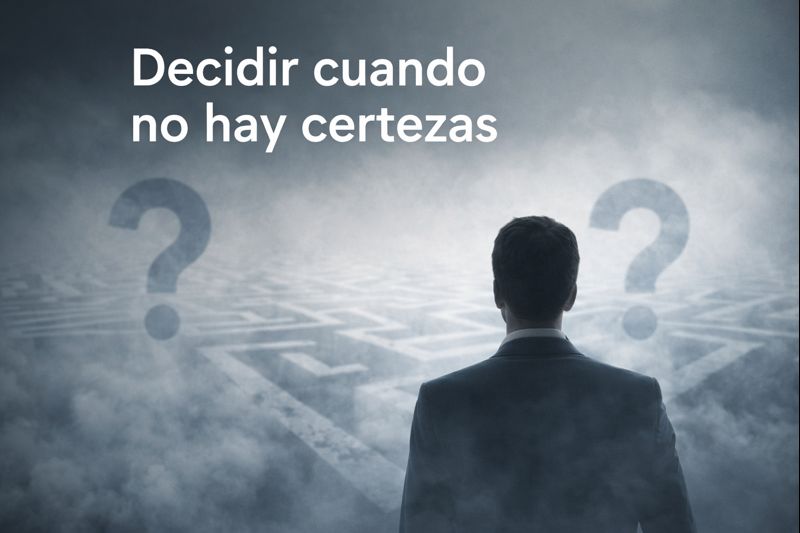 decidir cuando no hay certezas